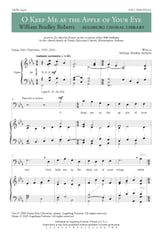 O Keep Me as the Apple of Your Eye SATB choral sheet music cover